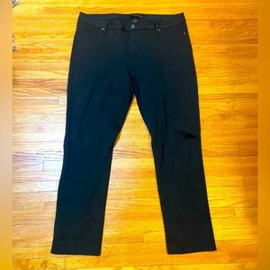 Calvin Klein Jean Company skinny jeans stretch denim black size 16 plus size